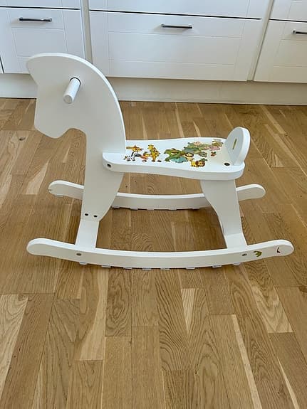 Gunghäst till Barn, Vit Mycket fin skick