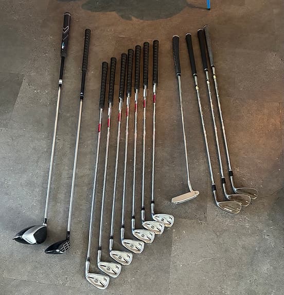Golfset, x-stiff säljes komplett