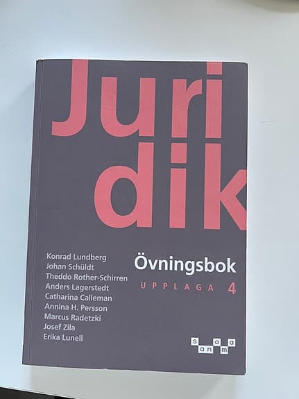 Civilrätt, straffrätt, processrätt Övningsbok - Upplaga 4