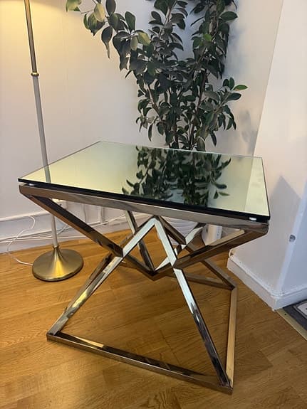 &tradition soffbord och sidobord glas metall