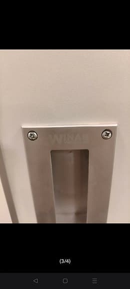 Winab vikvägg rumsavdelare vit