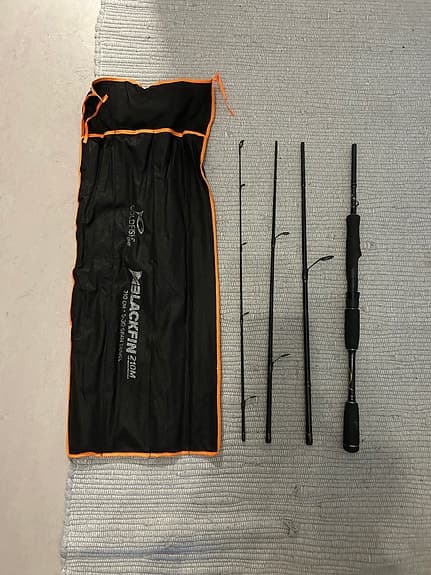 Fiskespö haspel Goldfish Blackfin Travel 7' 5-30g 4-del