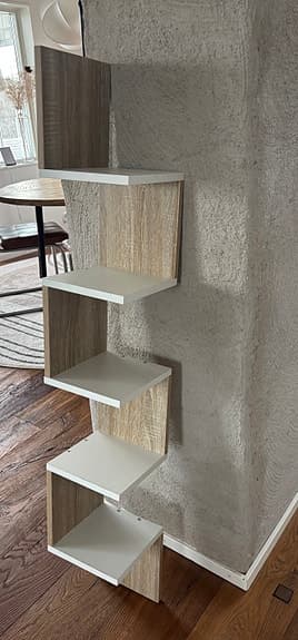 Kan lev ! Helt Ny !hög fin hylla trä/vit