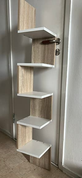 Kan lev ! Helt Ny !hög fin hylla trä/vit