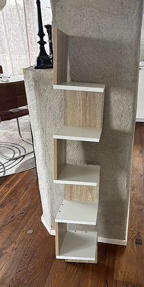 Kan lev ! Helt Ny !hög fin hylla trä/vit