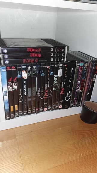 skräckfilmer DVD samling(Juon,grudge,ringu.)