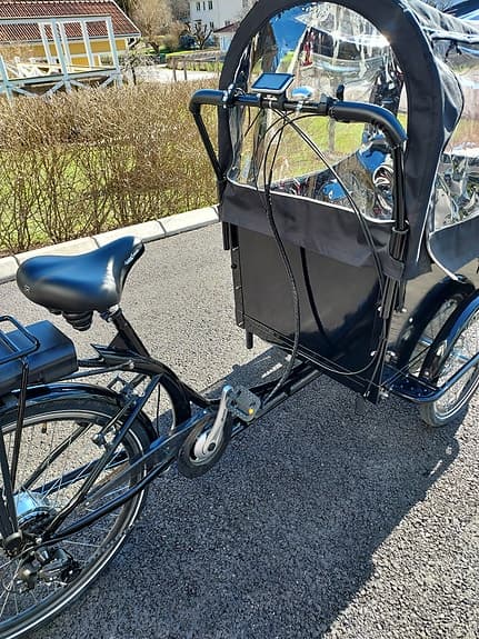 Grand Sands el-lådcykel 28" M svart unisex