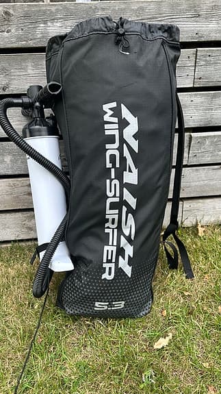 F-One Rocket Air Wingfoil 7,2 samt segel Naish Wingsurfer 5.3