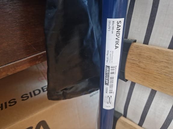 IKEA Sandvika fällbar säng med madrass