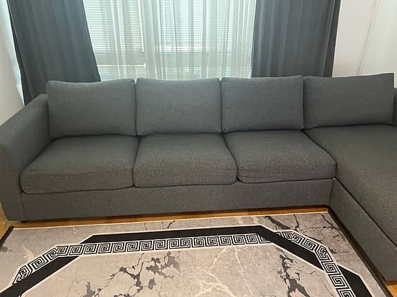 VIMLE | 4-sitssoffa med schäslong från Ikea