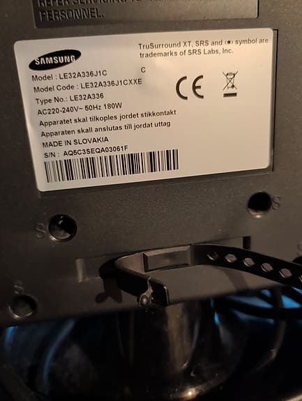 💥 Samsung LE32A336J LCD-tv 32 tum svart