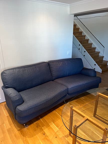 Howard soffa 3sits svängd