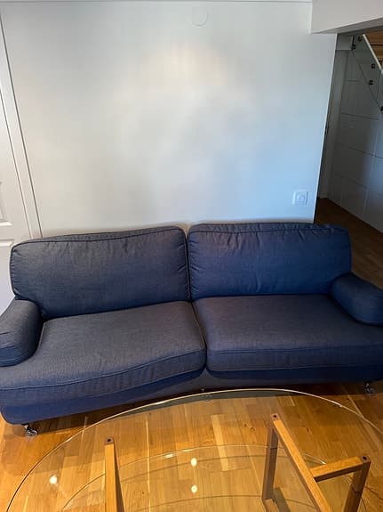 Howard soffa 3sits svängd