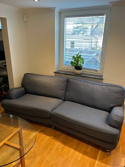 Howard soffa 3sits svängd