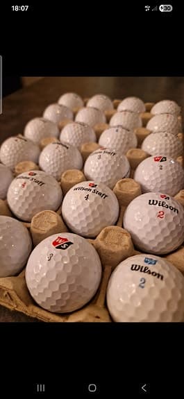 Wilson Staff golfbollar vit 100st