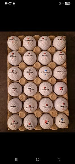 Wilson Staff golfbollar vit 100st