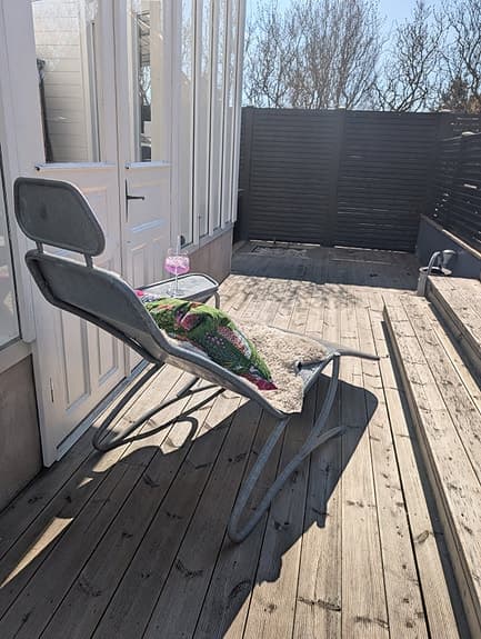 Solstol galvad metall