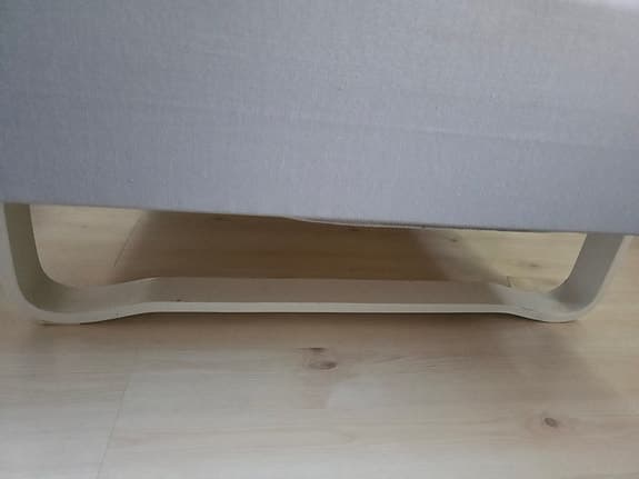 IKEA Sultan Slåstad resårbotten enkel säng grå