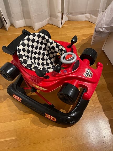 Gåstol med ratt