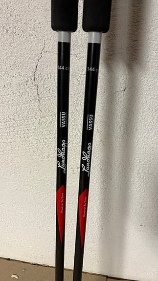 Lundhags Vassu skridskostavar 144 cm – nyskick (ej använda)