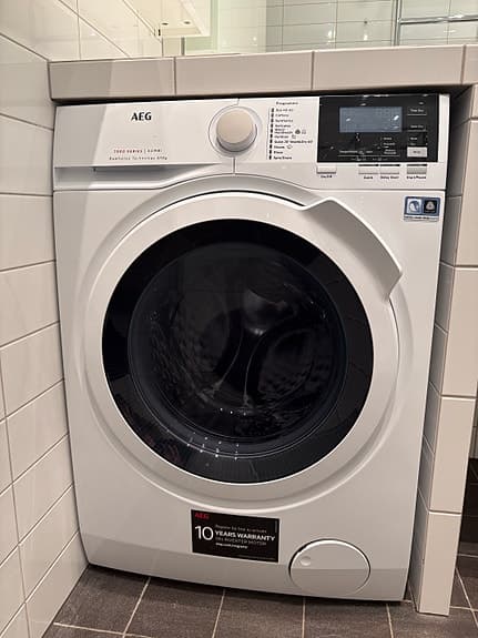 AEG kombinerad tvättmaskin / torktumlare vit