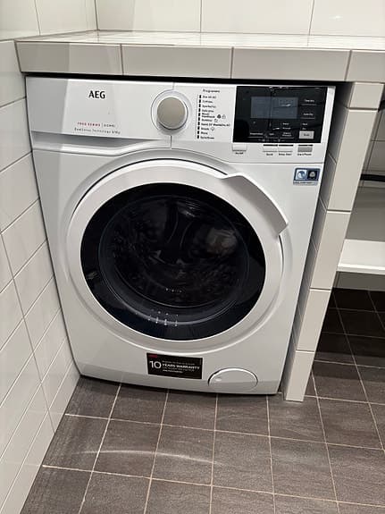 AEG kombinerad tvättmaskin / torktumlare vit