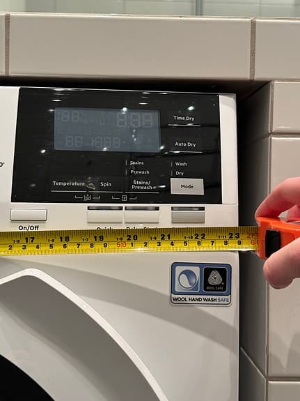 AEG kombinerad tvättmaskin / torktumlare vit