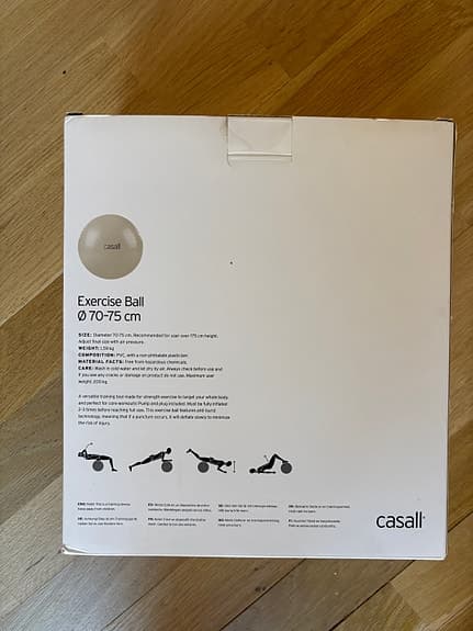 Casall träningsboll/pilatesboll 70-75 cm, light cashmere