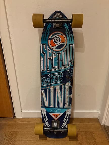 Sector 9 longboard blå