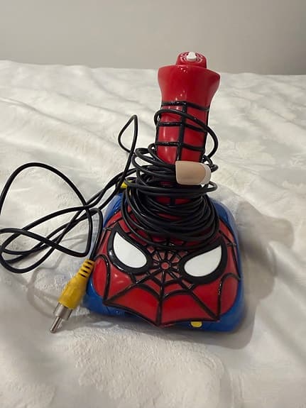 Spiderman joystick spelkontroll med AV-kabel