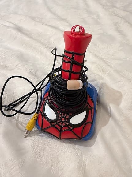 Spiderman joystick spelkontroll med AV-kabel
