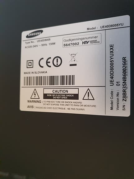 Samsung TV 40"