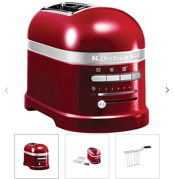 KitchenAid brödrost röd