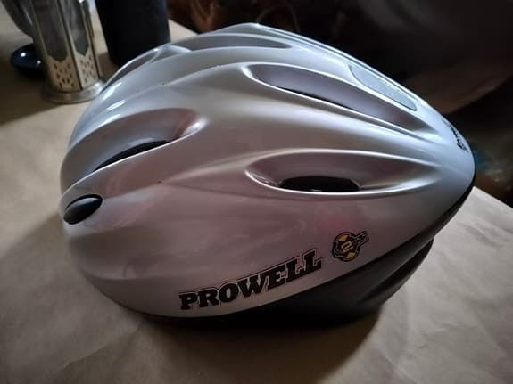 Prowell PSD cykelhjälm silver, strl M/L