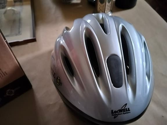 Prowell PSD cykelhjälm silver, strl M/L