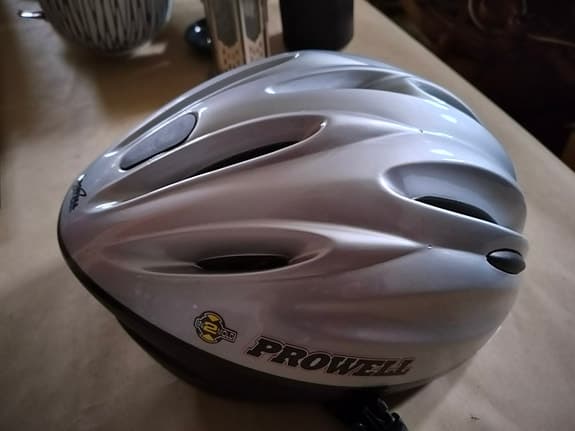 Prowell PSD cykelhjälm silver, strl M/L