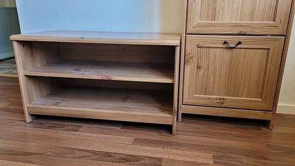 Skoförvaring - bänk + skåp