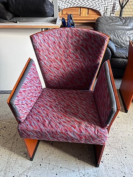 4 st retro karmstolar