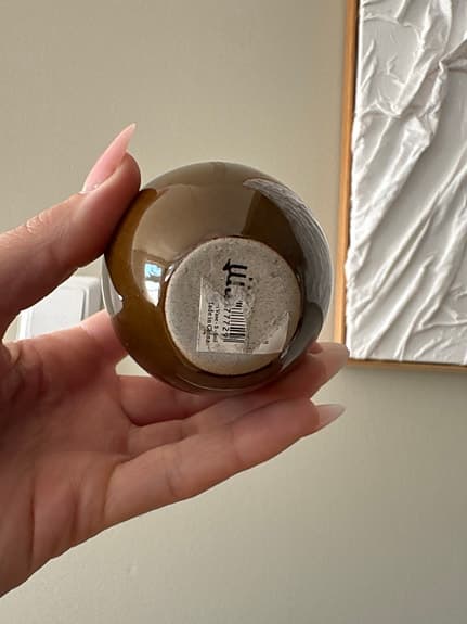 Ferm Living vaser keramik brun och beige