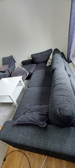 Fin L-formad soffa från Bellus
