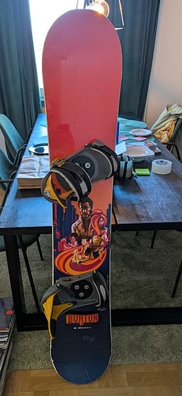Burton Custom 156 Snowboard designad av Brian Hunter shaft