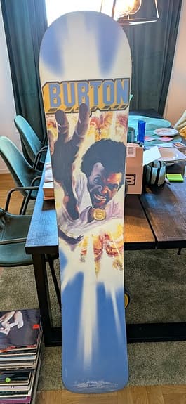 Burton Custom 156 Snowboard designad av Brian Hunter shaft