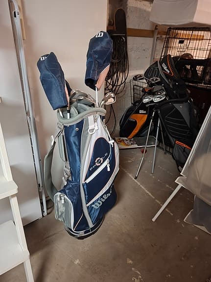 Damset Wilson golfset 8 st Vänsterklubbor