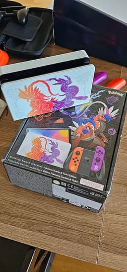 Nintendo Switch OLED Pokémon Scarlet & Violet spelkonsol flerfärgad