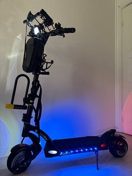 Kaboo Mantis 8 elektrisk sparkcykel svart
