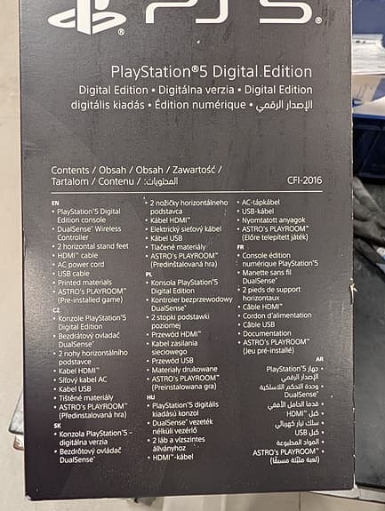 Playstation 5 Digital edition