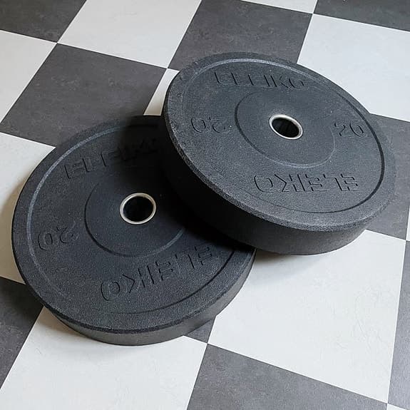 2 st Eleiko XF Bumper Plates 20 kg Viktskivor