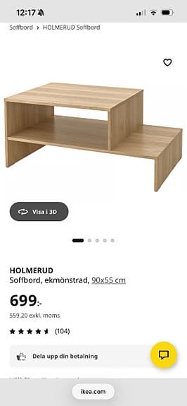 Soffbord - Holmerud