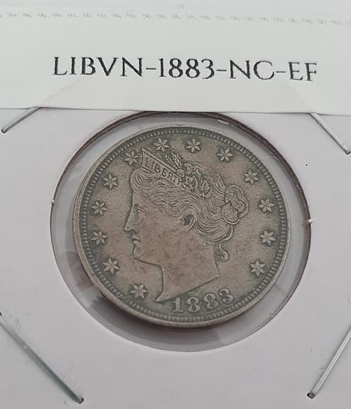 1883 Liberty Silver mynt.