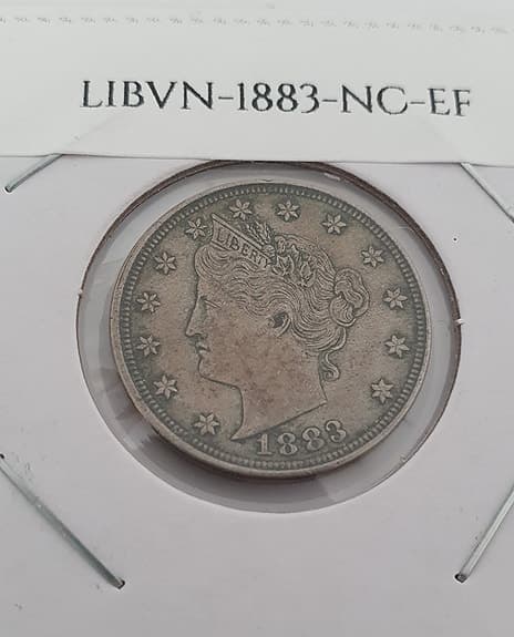 1883 Liberty Silver mynt.